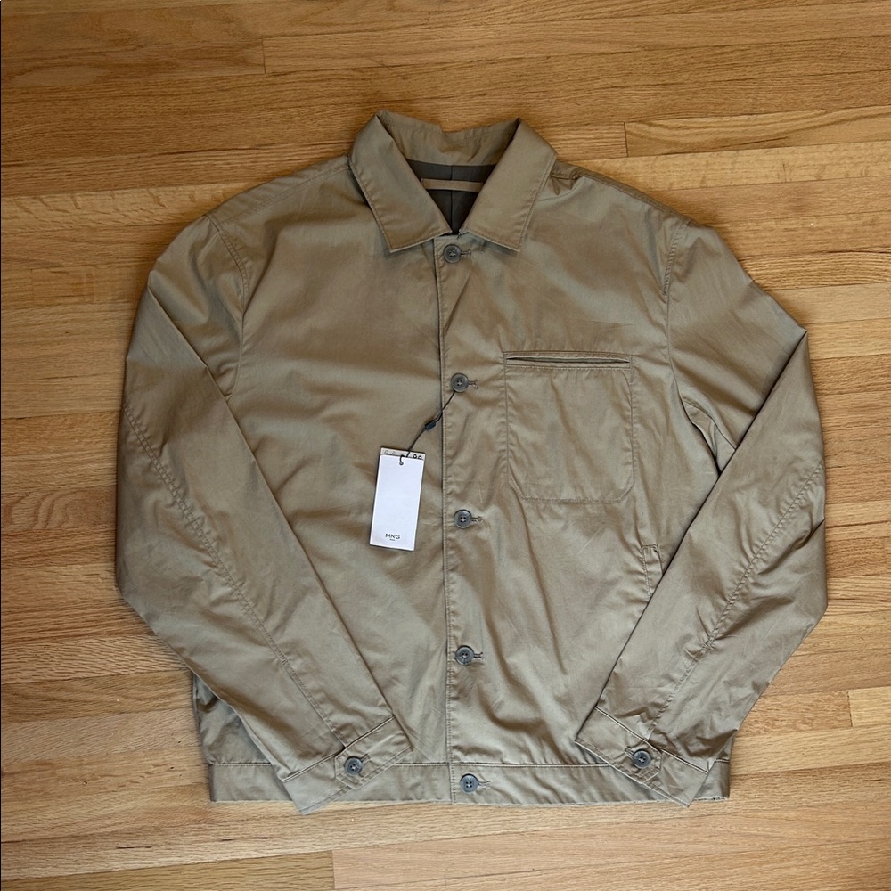 Mango Men's Tan Casual Jacket